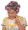 Aunt Gertie Grandma Gray Wig kids girls boys Halloween costume